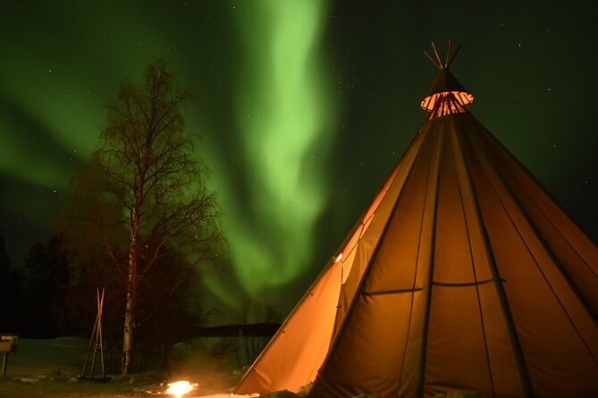 Night Snowmobile Safari, Rovaniemi - End Point