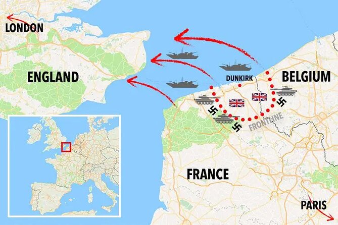 Normandy DDay 80th Anniversary  8 Days Private Tour - Day 2: Dunkirk to Dieppe