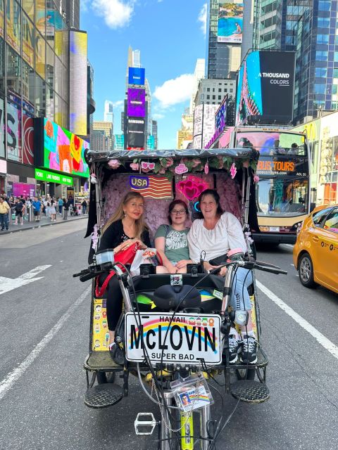 NYC Pedicab Tour: Central Park, Rockefeller, Times Square - Experience Highlights