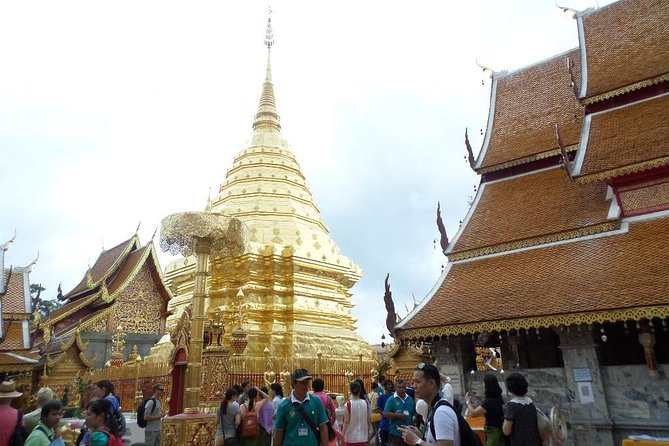 One Day Doi Suthep Temple, Longneck Hill Tribe & Sticky Waterfall - Doi Suthep Temple Visit