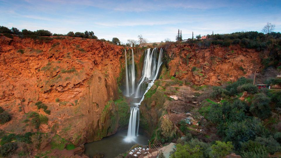 Ouzoud Waterfall: 1-Day Marrakech Escape" - Impressive Height and Power