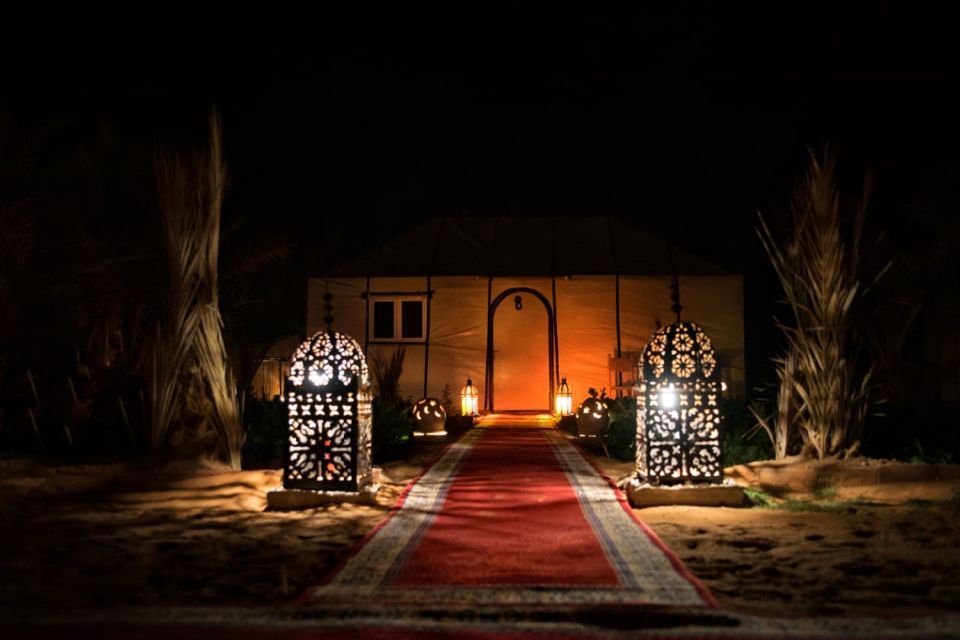 Overnight in Luxury Tent in Desert Camp Erg Chebbi Merzouga - Luxury Desert Camp Experience