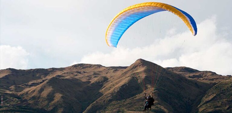 Paragliding Flight Through the Sacred Valley