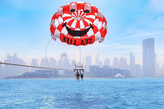 Parasailing in Dubai : Palm Jumeirah View and JBR Beach View - Traveler Experience and Reviews