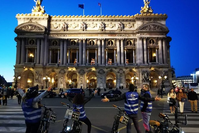 Paris by Night Electric Bike Tour Bâteau - Paris Night Lights Experience