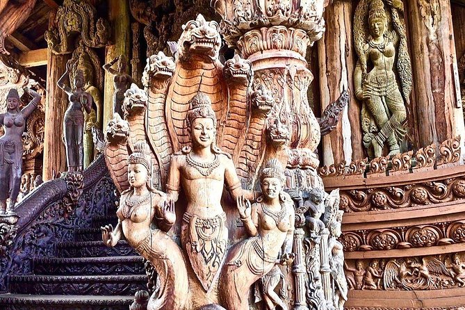 Pattaya : the Sanctuary of Truth Entrance Fee and Round Trip Transfer Option - Inclusions and Additional Options