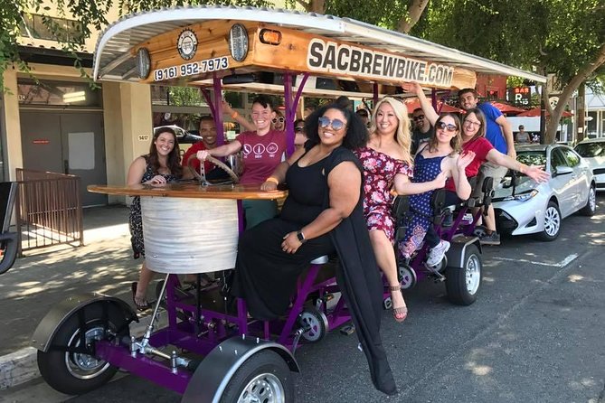 Pedal, Drink, and Bar Hop Through Sacramento on a 15 Seat Beer Bike - Tour Inclusions