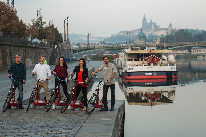 Prague E-scooter Sightseeing Small Group or Private Tour & Free Taxi Pick Up - Tour Highlights and Attractions