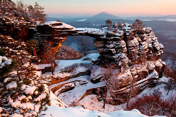 Pravcicka Gate & Bastei Bridge Winter National Park Tour From Prague - Pickup and Logistics