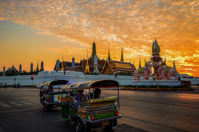 Private Bangkok Tuk Tuk Sunset Long-tail Night Lights - Transportation Details