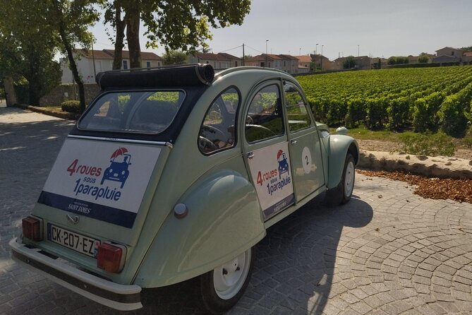 Private Bordeaux Tour in a Citroën 2CV With Wine Tasting at a Château - 3h - Inclusions