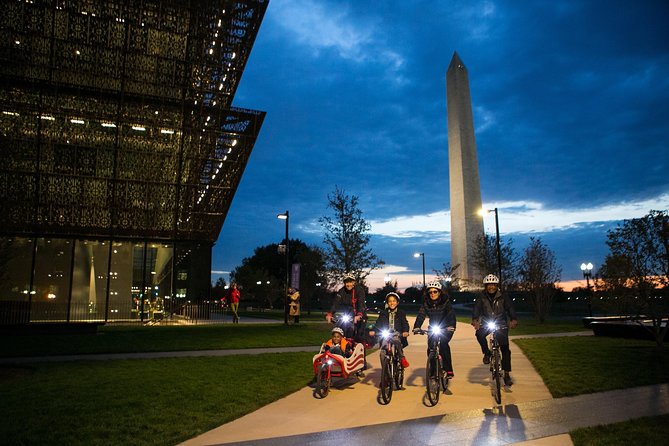 Private DC Monuments at Night Biking Tour - Pickup Details