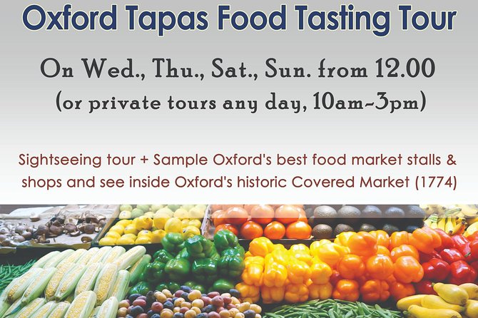 PRIVATE Oxford Food Tasting and Sightseeing Tour - College Entry Experience