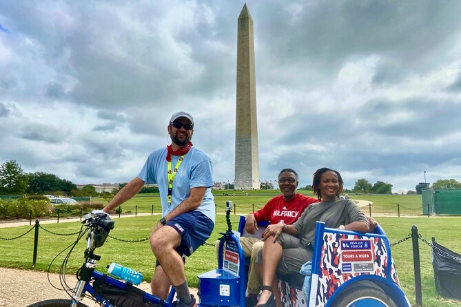 Private Pedicab Tour of Washington DC Monuments and Memorials - Inclusions
