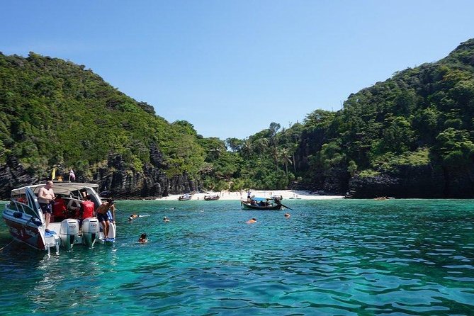 Private Phi Phi & 4 Islands Sunset Cruise by Speedboat - From Krabi - Inclusions and Pricing