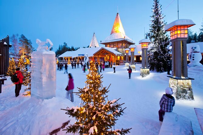 PRIVATE Santa Village and Rovaniemi Tour by VIP Car - Santa Village Visit