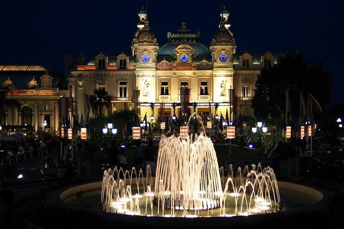 Private Tour of Monte Carlo by Night From Nice - Transportation and Itinerary