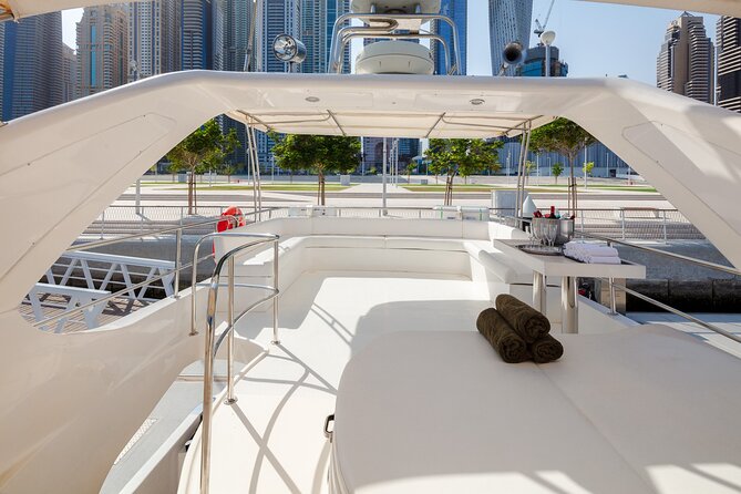 Private Yacht Dubai: Rent 61 Ft Luxury Yacht up to 30 People - Luxury Amenities and Features