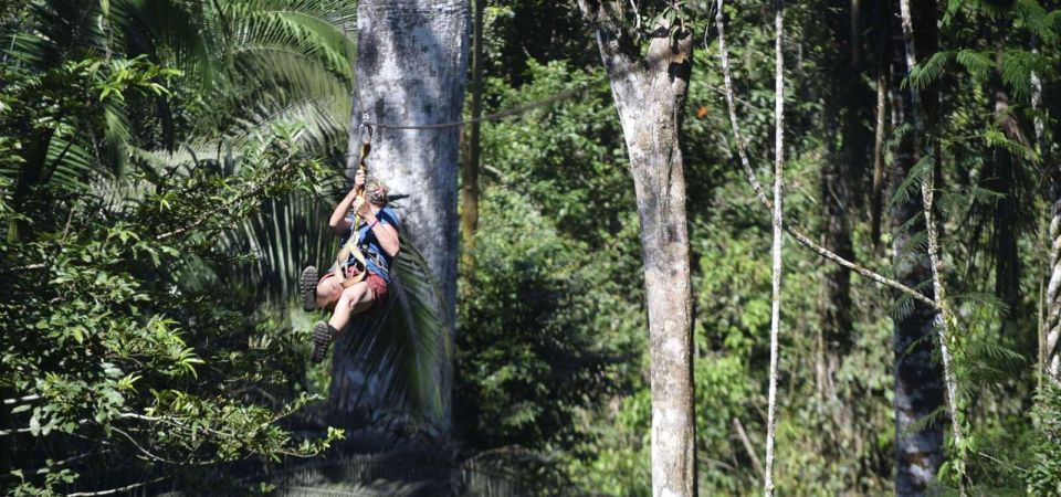 Puerto Maldonado: Kayak and Zip Line Adventure Monkey Isla - Booking Details