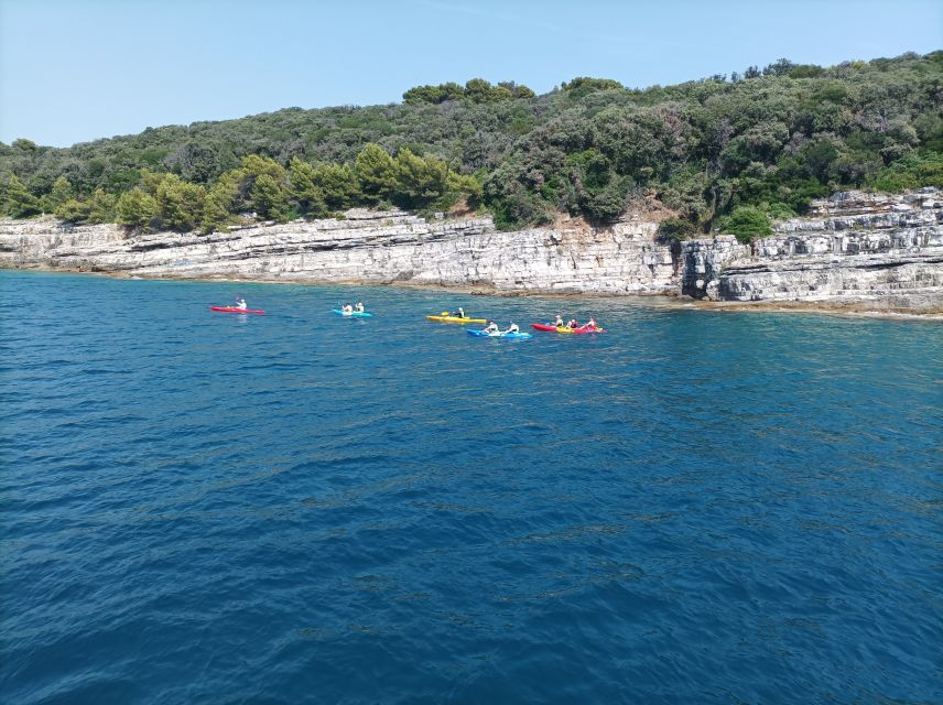 Pula: Blue Cave Kayak Tour With Swimming and Snorkeling - Full Description