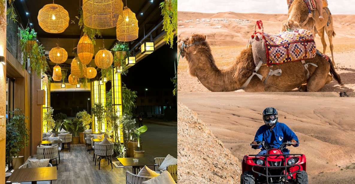 Quad Bike & Camel Ride in Agafay With Dinner at Chouf L'Or - Activity Highlights