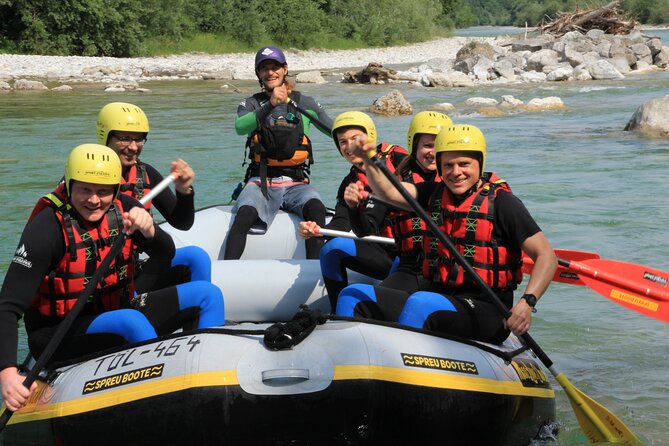 Rafting on the Isar - Inclusions and Facilities Provided