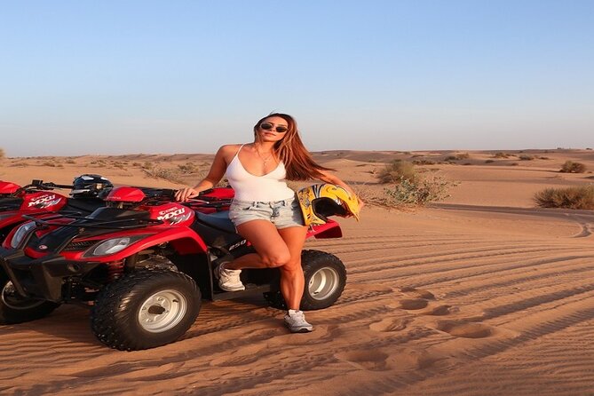 Red Dune Desert Safari With Dinner Quad Bike and Camel Ride - Inclusions