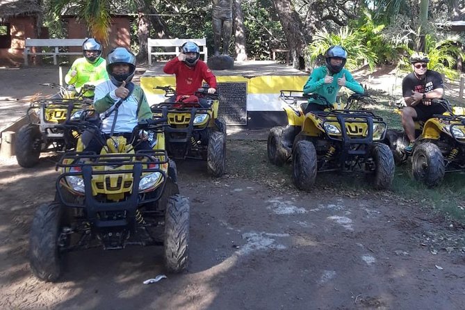 Roatan ATV Bikes Zip Line Monkey/Sloth and Beach Excursion - Logistics and Itinerary