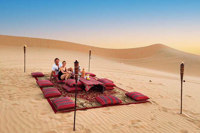 Romantic Private Dune Dinner Abu Dhabi - Menu Highlights