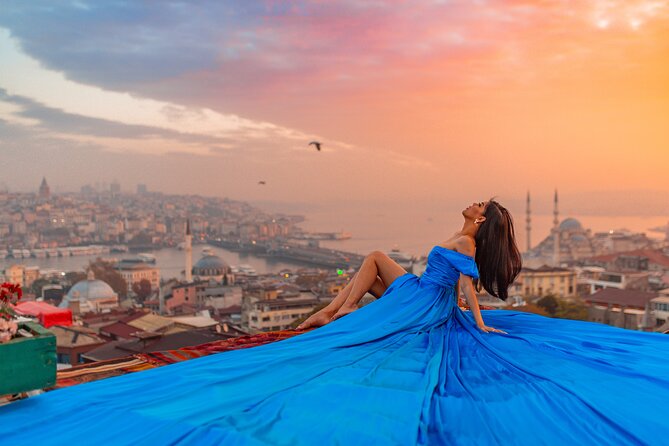 Rooftop Flying Dress Photo Shoot in Istanbul - Logistics