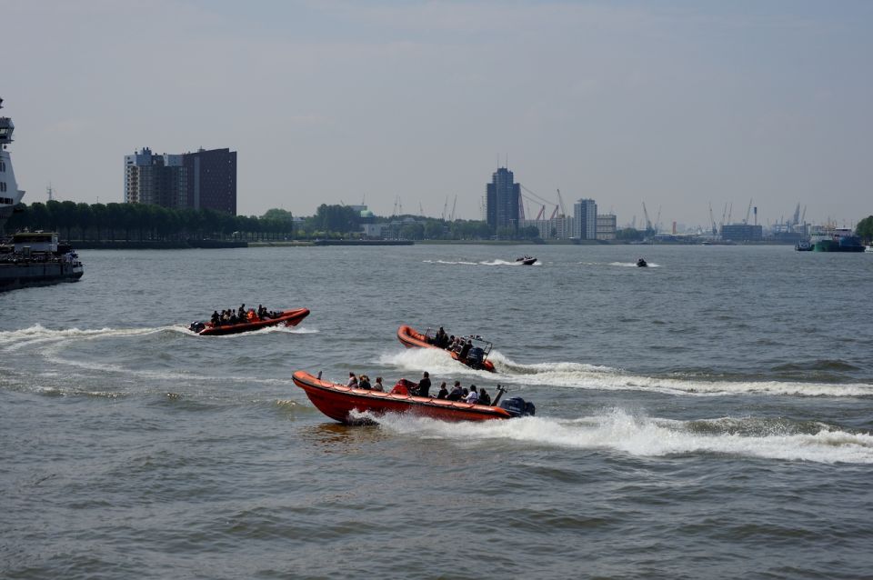 Rotterdam: RIB Speedboat Sightseeing Cruise - Ride Along the Maas River