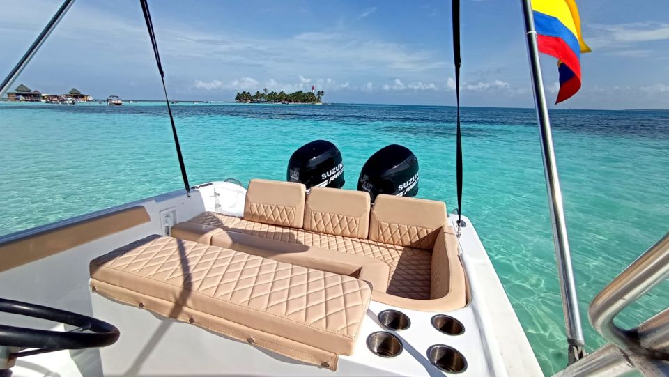 San Andres: Private San Andres Bay Tour by Luxury Speedboat - Tour Highlights