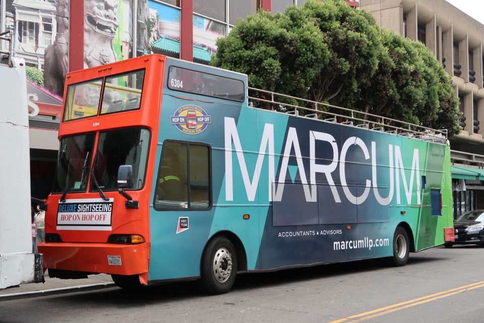 San Francisco DELUXE Evening Bus Tour All 15 Stops 4:00 Pm - Booking Details