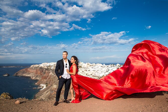 Santorini Flying Dress 2-Hour Photo Session - Meeting Point Details