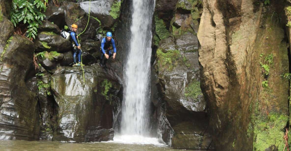 Sao Miguel: Salto Do Cabrito Guided Canyoning Experience - Experience Highlights