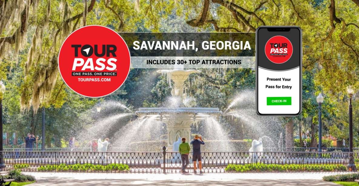 Savannah: Full Admission Tour Pass for 15 Tours - Inclusions and Exclusions