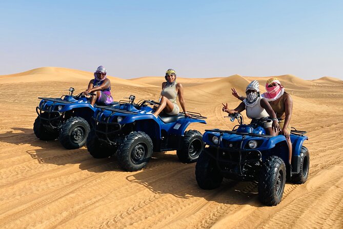 Self Drive Quad Bike in Open Desert With Sand Boarding and Camels - Traveler Information and Restrictions