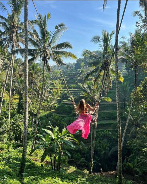 Sightseeing Ubud Monkey Forest, Rice Terrace and Waterfall - Tegalalang Rice Terrace Exploration