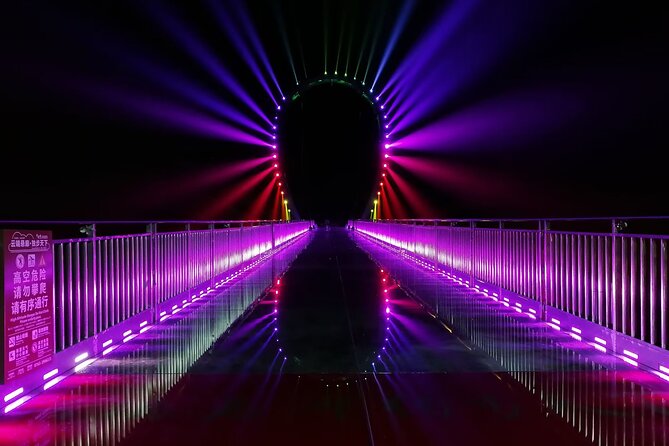 Skywalk Glass Bridge Colour Light Water Show Private Evening Tour - Exclusions