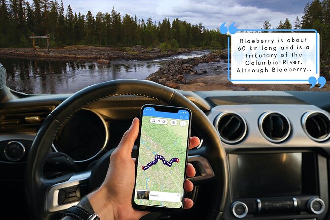 Smartphone Audio Driving Tour Between Lake Louise and Revelstoke - Booking Information