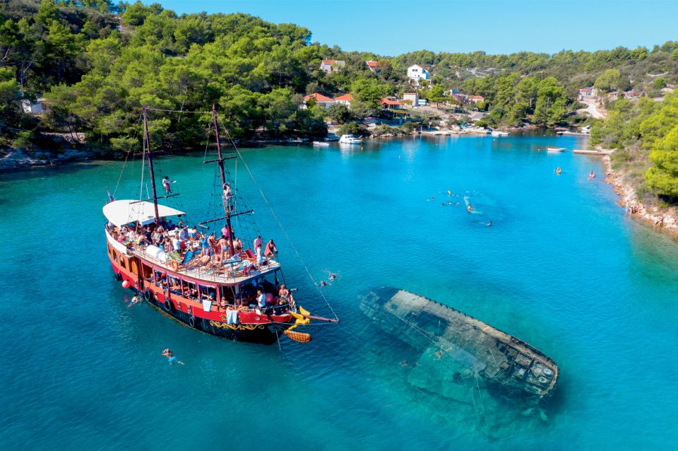 Split: Blue Lagoon Pirate Boat Cruise With Lunch and Drinks - Experience Highlights