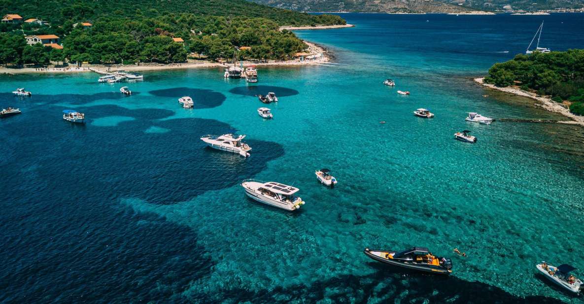 Split & Trogir: Private Blue Lagoon & Wine Tasting Boat Tour - Activity Description