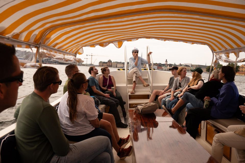 Stockholm: City Sightseeing Open Electric Boat Tour - Booking Information