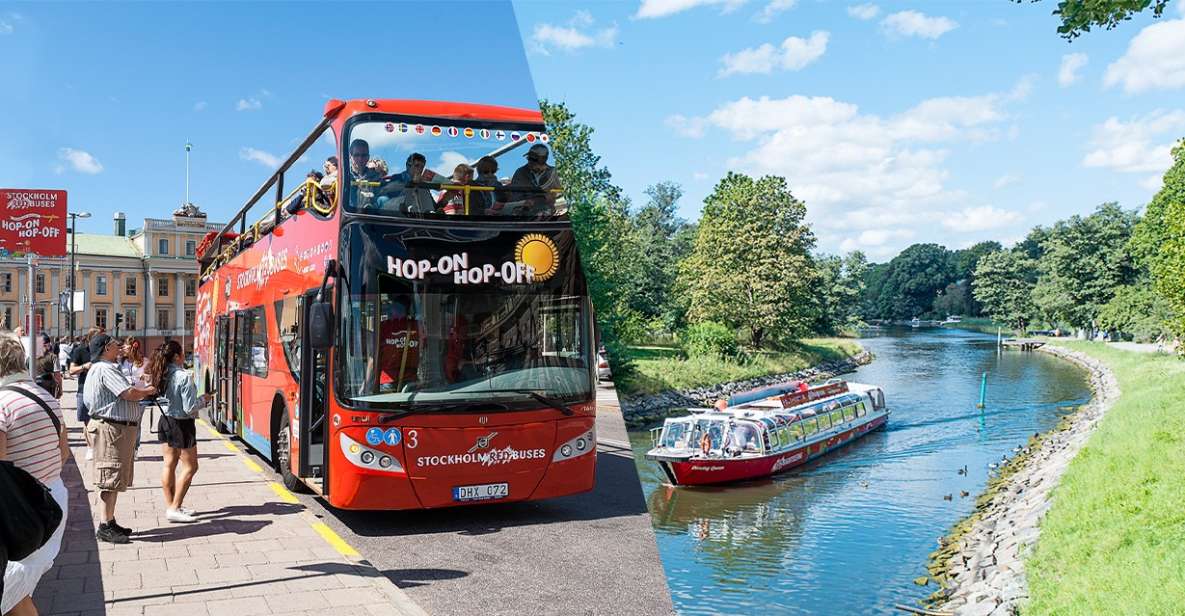 Stockholm: Hop-On Hop-Off Bus & Boat Option - Inclusions