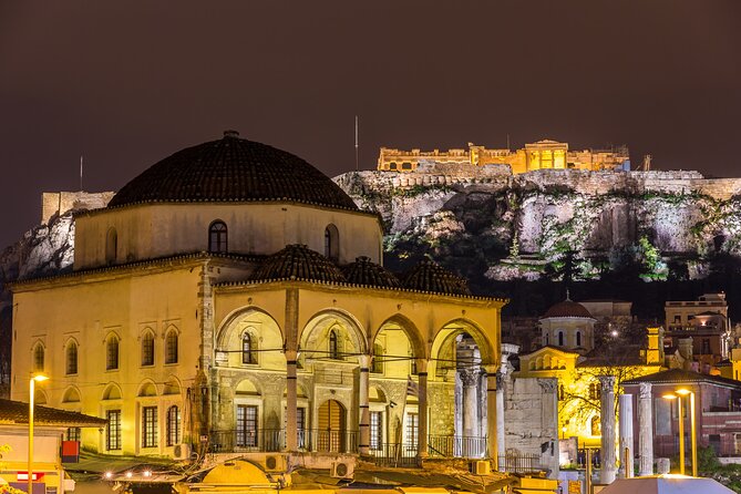 Sunset and Moonlight Private Night Tour of Athens - Itinerary Details