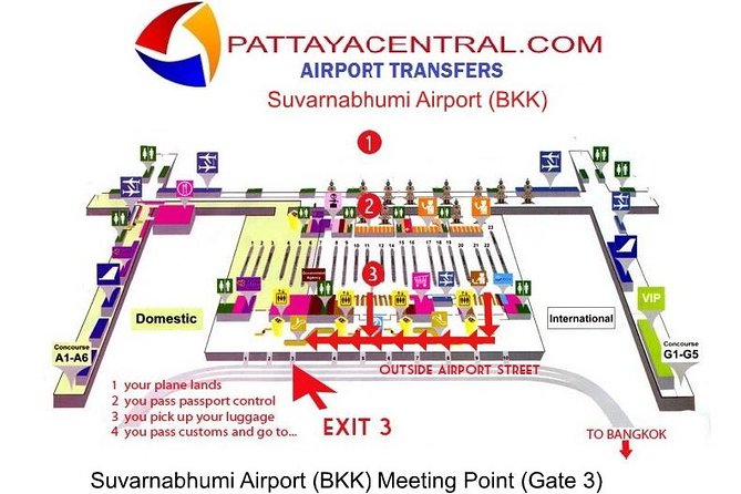 Suvarnabhumi to Pattaya 24 Hour Private Airport Transfer Service - Service Inclusions and Amenities