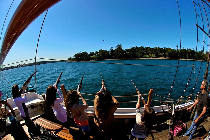 Sydney Harbour Tall Ship Laser Clay Shooting With Mast Climb - Experience Highlights