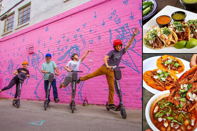 Taco Lovers E-Scooter Downtown Foodie Tour - Booking Information