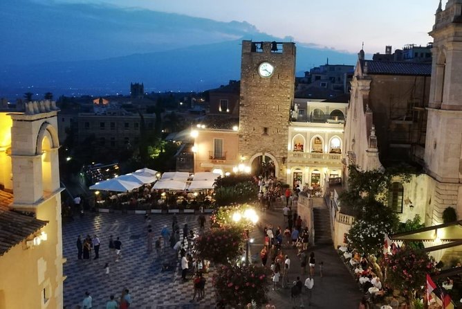 Taormina Sunset Tour With Aperitif on Roof-Top Terrace - Sunset Views