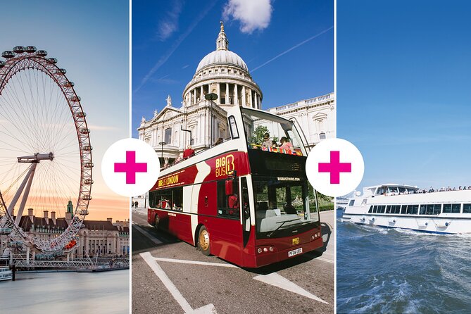 The Big Day Out - London Eye Ticket, London Hop-On Hop-Off Tour & River Cruise - Sightseeing Highlights